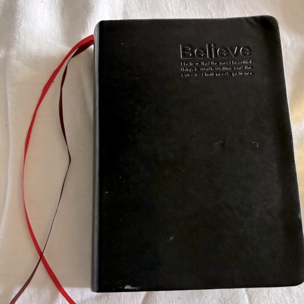 Thick Black Journal Gold Edge Cream Premium Blank Paper Unlined Pages Hardcover